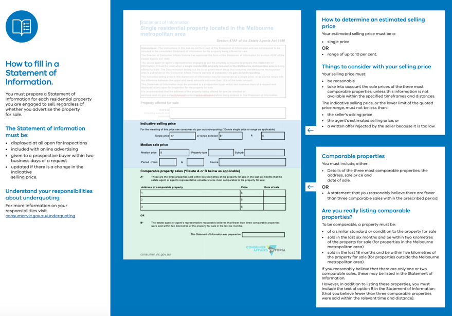 Statement Of Information Instructions