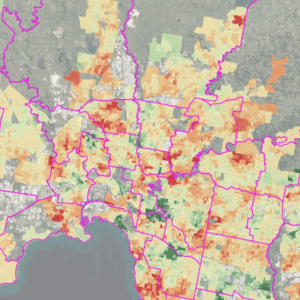 @melbourne Heat Map