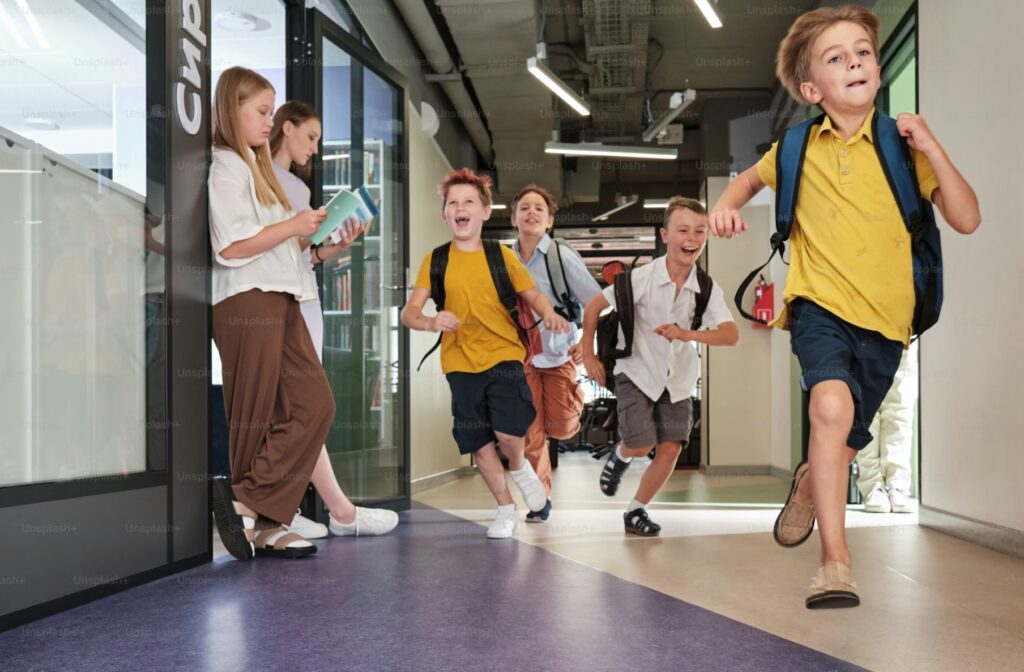 Kids At School Long
